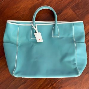 Bally leather tote bag